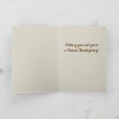 Bewerkbare Aldens Plymouth Thanksgiving Groeten Kaart (Binnen)