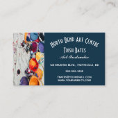 Bewerkbare Art Instructor Visitekaartje (Voorkant)