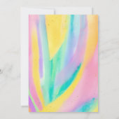 Bewerkbare Art Party Painting Party Verjaardag Kaart (Achterkant)