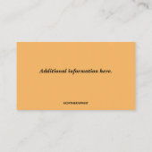 Bewerkbare Art Studio Visitekaartje (Achterkant)