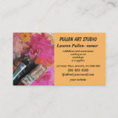 Bewerkbare Art Studio Visitekaartje (Voorkant)