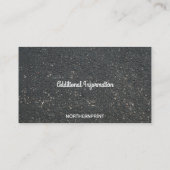 Bewerkbare asfaltpavers visitekaartje (Achterkant)