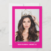 Bewerkbare Autograph Kaart Prints - Donkere achter (Voorkant)