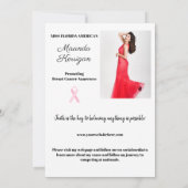 Bewerkbare Autograph Kaart Prints - Donkere achter (Achterkant)