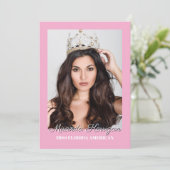 Bewerkbare Autograph Kaart Prints - Lichte achterg (Staand voorkant)