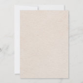 Bewerkbare babyshower uitnodiging | Minimalistisch (Achterkant)