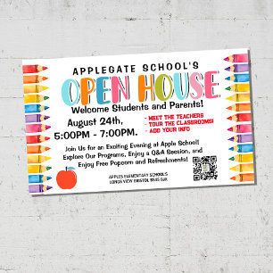 Bewerkbare Back to School Banner & Poster Sjabloon