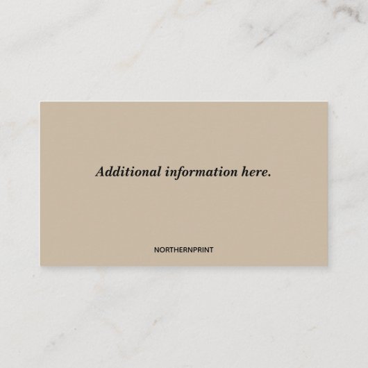 Bewerkbare badkamer renovaties visitekaartje (Achterkant)