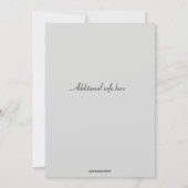 Bewerkbare Bagagecamera en Roos Honeymoon Shower Kaart (Achterkant)