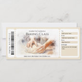 Bewerkbare bakcursus cadeaubon sjabloon kaart (Voorkant)