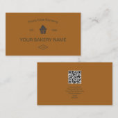 bewerkbare bakkerij visitekaartje (Voorkant / Achterkant)