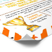 Bewerkbare basketbal fondsenwervingsflyer poster (Hoek)
