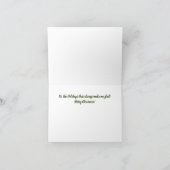 Bewerkbare Basset Hound Lover Dog Christmas Kaart (Binnen)