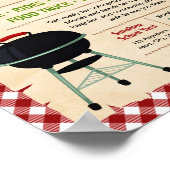 Bewerkbare bbq fondsenwervingsflyer poster (Hoek)