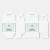 Bewerkbare Beach Club Cabana Verjaardag Bedankdoosjes (Ongevouwen)