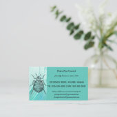 Bewerkbare Bed Bug ongediertebestrijding Visitekaartje (Staand voorkant)