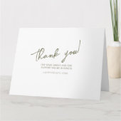 Bewerkbare Bedankt voor uw inkoopactiviteiten (Voorkant)