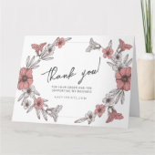 Bewerkbare Bedankt voor uw inkoopactiviteiten (Voorkant)