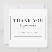 Bewerkbare Bedankt voor uw inkoopactiviteiten (Voorkant)