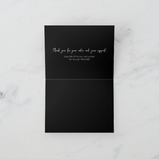 Bewerkbare Bedankt voor uw inkoopactiviteiten (Binnen)