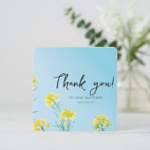 Bewerkbare Bedankt voor uw inkoopactiviteiten (Staand voorkant)