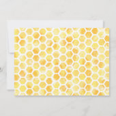 Bewerkbare Bee Verjaardag Foto Uitnodiging (Achterkant)