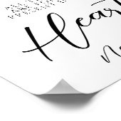 Bewerkbare Begrafenisbord - Viering van het leven, Poster (Hoek)