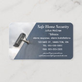 Bewerkbare beveiliging voor thuis visitekaartje (Voorkant)