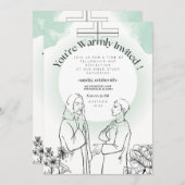 Bewerkbare Bijbelvers Bijbelstudie Uitnodiging (Voorkant / Achterkant)