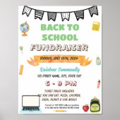 Bewerkbare bijles school flyer poster (Voorkant)