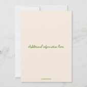 Bewerkbare Birdhouse Warming uitnodiging (Achterkant)