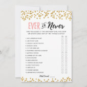 Bewerkbare Birthday Ever or Never Birthday Game Ka Kaart (Voorkant)