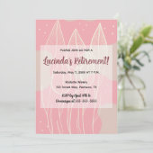 Bewerkbare bladeren en stoffige Roos achtergrond Kaart (Staand voorkant)