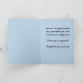 Bewerkbare bladeren Gelukkige Verjaardag Kaart (Binnen)