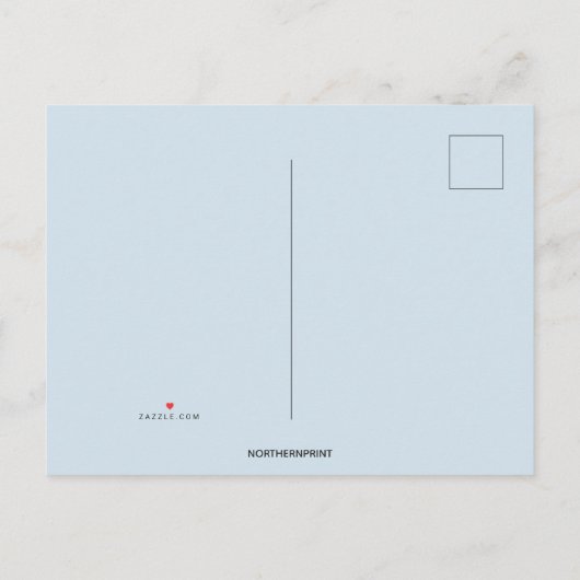 Bewerkbare blauwe stamboom adoptieviering uitnodiging briefkaart (Achterkant)