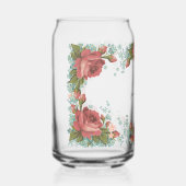 bewerkbare bloemen frame  blikvorm glas (Voorkant)
