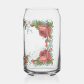 bewerkbare bloemen frame  blikvorm glas (Achterkant)
