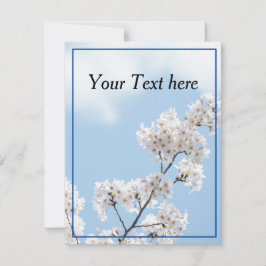 bewerkbare bloemenkaart feestdagenkaart