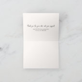 Bewerkbare bloemige bedankt voor uw bestelling  (Binnen)