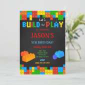 Bewerkbare Blok Uitnodiging (Staand voorkant)