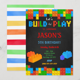 Bewerkbare Blok Uitnodiging