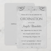 Bewerkbare Blue Angels Stars Ordination Kaart (Voorkant / Achterkant)