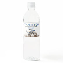 Bewerkbare Blue Dirt Bike