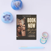 Bewerkbare Boek nu Afspraken beschikbaar Salon Flyer (Enkel)
