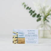Bewerkbare Boerderij Hand Visitekaartje (Staand voorkant)