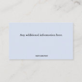 Bewerkbare Boerderij Hand Visitekaartje (Achterkant)