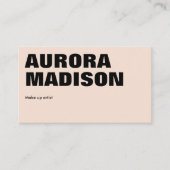 Bewerkbare Boho Business Card Template QR-code Visitekaartje (Voorkant)