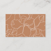 Bewerkbare Boho kleuren Brunch & Bubbly Vrijgezell Informatiekaartje (Achterkant)