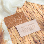 Bewerkbare Boho kleuren Brunch & Bubbly Vrijgezell Informatiekaartje<br><div class="desc">Een sjabloon van de behuizing die past bij onze Boho Colors | Brunch & Bubbly Vrijgezellenfeest collectie. Het ontwerp heeft een modern schreefloos lettertype en een elegant bloemenpatroon van lijntekening. U kunt het aanpassen voor cadeauregistergegevens, 's avonds datums, een huwelijksreisfonds, een display douche, een spel of loterij, advies, een receptverzoek,...</div>