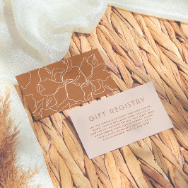 Bewerkbare Boho kleuren Brunch & Bubbly Vrijgezell Informatiekaartje